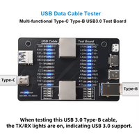 Multi-functional Data Cable Tester USB3.0 Charging Cable Testing Module Quick Detector for Short Circuit Switch Cable Anomalies