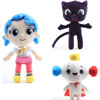 True and The Rainbow Kingdom Plush Toy Doll 25-30cm True Bartleby Cat Rainbow King Plush Soft Stuffed Toys Gifts for Children