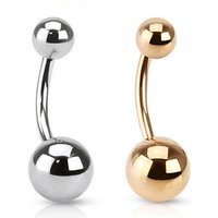 Piercing Navel Surgical Steel Single Crystal Rhinestone Belly Button Rings Navel Piercing Ombligo Ball Nombril