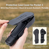 Magnetic Protective Cover Storage Case Anti-fall Box for DJI OSMO Pocket 3 Flip Cover 3 Filter Slots Camera Sleeve Accessories