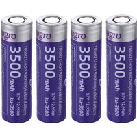 Kuugro Ku-3500 18650 Battery 3500mAh 3.7V 12A Discharging Rechargeable Batteries For Battery Packs Power Tool Flashlight Fan