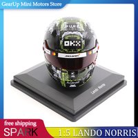 SPARK 1:5 McLaren Lando Norris 2025 Test Session Helmet Premium Diecast Replica Collectible Display for Formula 1 Enthusiasts