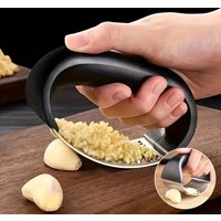 One Piece Garlic Crusher Black Handle, Kitchen Tools, Portable Camping Design, Cocina & Daily Kitchen Supplies