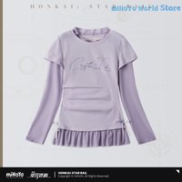 Castorice T-shirt Honkai Star Rail Original Castorice Theme Impression Fake Two T-shirts Cosplay Doujin Birthday Gifts