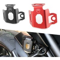 Alloy Rear Brake Fluid Reservoir Guard Cover For Ducati Monster 400 620 695 696 750 795 796 821 937 Multistrada 950 1000 1100