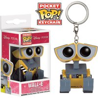 FUNKO Disney Pixar Movie Anime Keychain Figure Toys EVE & WALL-E Vinyl Figure Action Pocket Keychain Collection Doll Model Toys