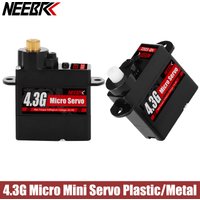 NEEBRC 4.3g Mini Servo Digital Coreless Micro Plastic/Metal Gear Waterproof Motor Servo For RC Car Fixed-wing Helicopter Robot
