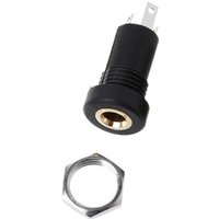 5/10Pcs 3.5mm Audio Jack Socket Stereo Solder Panel Mount Jack Connector Headphone Jack Connector 3 Pole Black with DropShipping