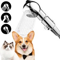 Hair Salon Accessories ABS Chrome Shampoo Bed Round Water Saving Shower Head for Bathroom or Beauty Salon Equipment