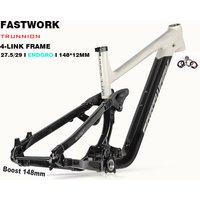 Fastwork-Bicycle Soft Tail Frame,Trunnion MTB, Full Suspension, MTB, DH, XC,AM Cycling, 29/27.5ER Boost, 148mm DPD to EU UK