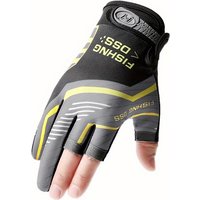 AliExpress NONE 1 Pair Fishing Cycling Gloves Men Summer Three Finger Cut Gloves for Fishing Sun Protection Male Anti-Slip Drive Breathable Thin
