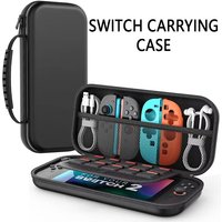 Travel Case Portable Carrying Case For Nintendo Switch OLED EVA Shockproof Bag With Cards Slots For Switch NS OLED Accessories