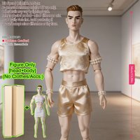 1/6 BJD MJD Supermodel Doll 12.6 Inch Posable Articulated Figure Realistic Makeup Collectible Adult Grade Model NoCloth