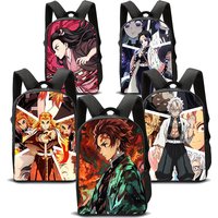 Demon Slayers Backpacks for Student Women Men Travel Bag Cartoon Graphic Print Mochila Kawaii Backpack School Bag Birthday Gift