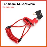 Disc Brake Lock with Steel Cable for Xiaomi M365, 1S, Pro Electric Scooter – Universal Anti-Theft Brake Lock, Security Accessory