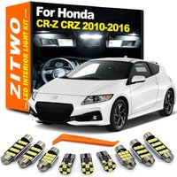 ZITWO LED Interior Dome Map Trunk Light Bulb Kit For Honda CR-Z CRZ 2010 2011 2012 2013 2014 2015 2016 Door Lamp Accessories