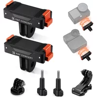 K&F CONCEPT Magnetic Quick Release Mount for DJI Osmo Action 6 Nano Dual-Sided No Tool Needed with 1/4" Thread and GoPro Adapter