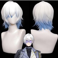 Cosplay Wig Nijisanji Virtual VTuber Anime Wig Kaelix Debonair Anime Game Role-Play Wig Short Synthetic Wig with Bangs Anime