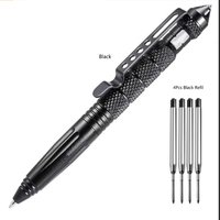 Outdoor Self-defense B2 Tungsten Steel Head Tactical Defense Pen Replace The Ink Cartridge for Outdoor Window-breaking Survival