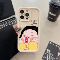 Funny Cute Girl Boy Silicone Case For Samsung Galaxy S26 S25 S24 S23 Ultra S22 Plus S21 FE A56 A36 A26 A55 A54 A35 A34 A15 Cover