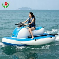 Outdoor Water Sport Inflatable Motorized Jet Ski Electric Floating Boat