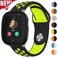 20mm Breathable Silicone Strap For Xploar X6 Play Kids Smart Watch Colorful Wrist Band For Xplora X6 Play Bracelet Correa Strap