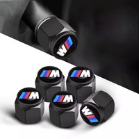 5Pcs Aluminum Car Wheel Tire Valve Cap Dust Cover Accessories For BWM M E34 E36 E60 E90 E46 F10 F20 F30 X5 X6 X1 M2 M3 M5 M6 E71