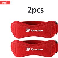 2PCS Patella Kneecap Band Adjustable Silica Gel Knee Tendon Strap Protector Knee Pad Running Sports Cycling Gym Knee Support