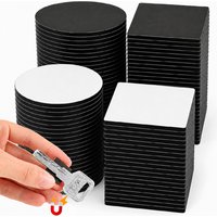 Double Sided Magnet Tape Round Self Adhesive Magnetic Dots Flexible Magnet Sheets Magnetic Sticky Stickers For Home Office Craft