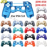 JCD For PS4 5.0 Controller Housing Hard Plastic Front Cover Case Replacement For JDS-050/055 JDM-050/055 Handle Shell