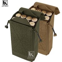 KRYDEX Tactical Shotgun Shell Holder Pouch 24 Rounds Cartridge Bag 8 Guage 12 Guage Molle Ammo Pouch Hunting Accessories