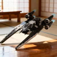 920pcs MOC Partisan U Wing Star Battle Model Building Blocks Construction Toy Creative Idea Education Brick Christmas Gift