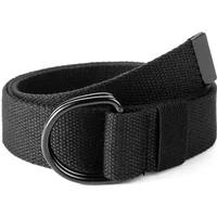 Canvas Men Belt High Quality Unisex Double D-Ring Buckle Waistband Casual Canvas Female Belt Casual Sports Belt Tactical Belts