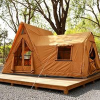 Portable Outdoor Inflatable Tent Waterproof and Durable THree Rooms Camping Air Tent