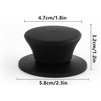 ⭐ 1 PCS Pot Lid Knob Silicone Universal Black Red Grey Pot Handle Replacement Kitchen Cookware Cover Knobs For Pan Lid Kitchen