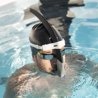 Adult Training Professional Swimming Front Respiratory Tube Adjustable Head Snorkel