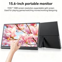 15.6-inch 1920x1080 Touch Portable HD Monitor, HDMI Gaming Display for Switch PS5 Xbox Laptop Phone