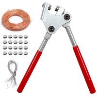 Lead Seal Press Pliers, Security Sealing Crimping Tool for Meter Water Electric & Freight Lock Wire Seals