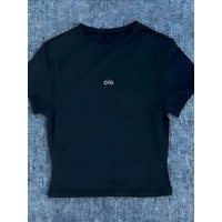 New Summer T-Shirt Women's Quick-Drying Yoga Outfit Short-Sleeved Fitness Top Pullover Outdoor Running Sports Short-Sleeve