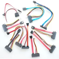 7+15 22P to SATA Hard Disk Drive IDE EH FDD XH2.54 PH2.0 2Pin 4pin PC Power Data Cable 2in1 For HTPC HIN MINI ITX Mainboard Cord