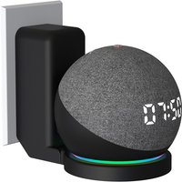 Support mural pour Echo Dot 4e génération / Echo Dot 5e génération avec rangement pour câbles, support d'enceinte rigide en PC mat
