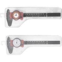 New 1PC Dial Caliper Gauge Measuring Tools Plastic Vernier Caliper With Watch High Precision Dial Indicator 0-150MM