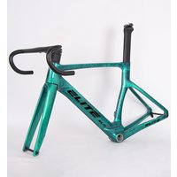 AliExpress ELITE SLR T47 Bottom Bracket Carbon Frameset Road Bike ELITE Carbon Road Racing Bicycle Frame Full Hidden Cable Line Disc Brake 7 Colors
