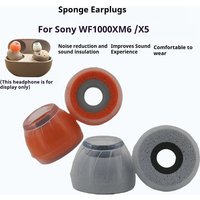 Memory Foam Eartips Earbud for Sony WF-1000XM6 WF 1000XM5 Wireless Earphone Replacement Silicone Ear Plugs Protective Sleeve