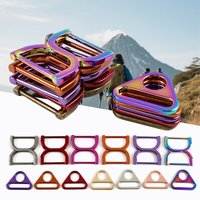 5/10Pcs 25mm Metal Ring Buckles for Bags Strap Belt Buckle Webbing Dog Leash Hooks Loops Keychain Clasp DIY Handbag Accessories
