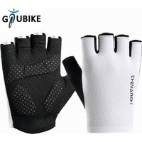 AliExpress GTUBIKE 1 Pair Cycling Gloves Half Finger Breathable MTB Road Bike Gloves Shock Absorption SBR Palm Pad Anti-slip Bicycle Gloves