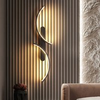 Minimalist Wall Lamp LED C Shape Wall Sconce Modern Simple for Home Decor Perfect Lighting Living Room Bedroom Hallway Office