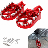 CNC Motorcycle Foot Pegs Anti-Slip Wide Footrests for Honda CRF50 CRF70 CRF110 XR50 XR70 XR110 M2R SDG DHZ SSR Kayo Pit