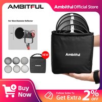 Ambitful 6in1 Honeycomb Board Internal Partition With Storage Bag For 7" Honeycomb Panel Studio Reflector 10/20/30/40/50/60°
