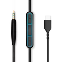 USB C to 2.5mm Male Cable for QC25/QC35/QC35II Headphone Wire with Mic Control